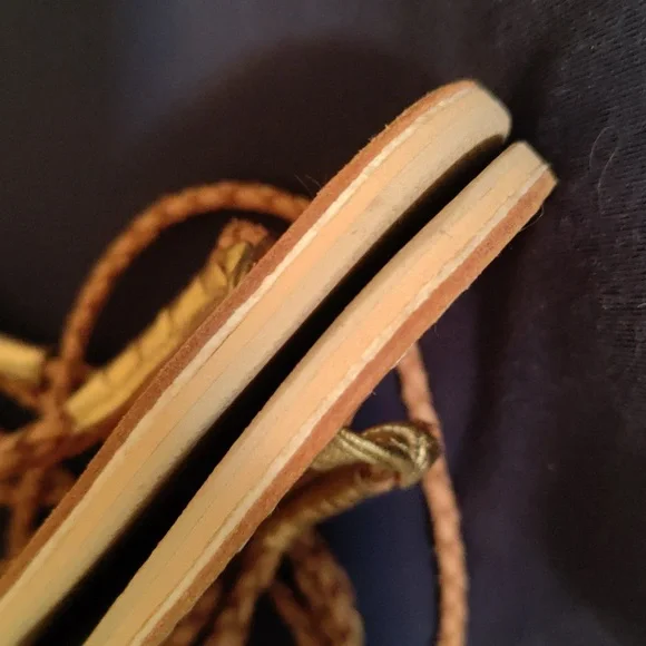 🆕 Cocobelle L*Space Gili Ankle Wrap Braid Sandals Sand Gladiator, 9 - Picture 10 of 13